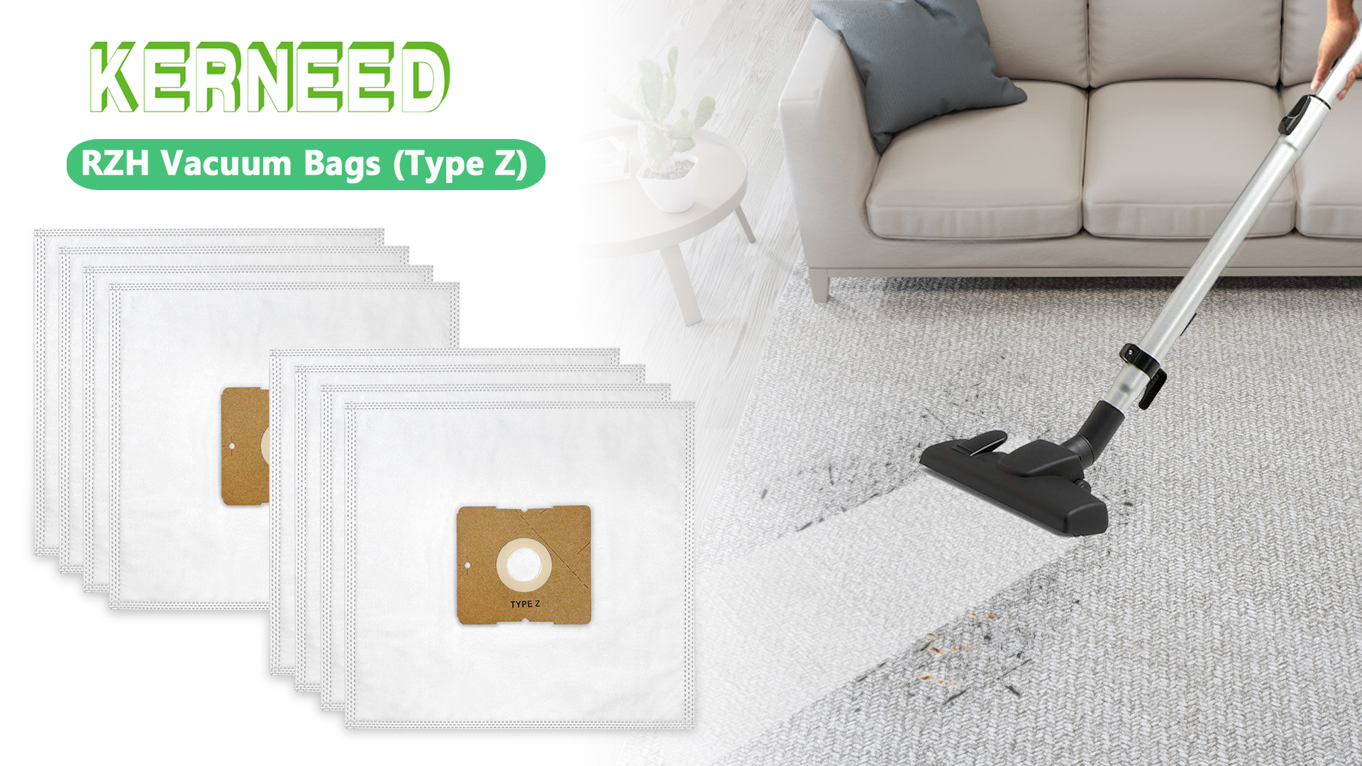 Amazon.com - 8 Pack Type Z HEPA Vacuum Bags for Riccar Moonlight